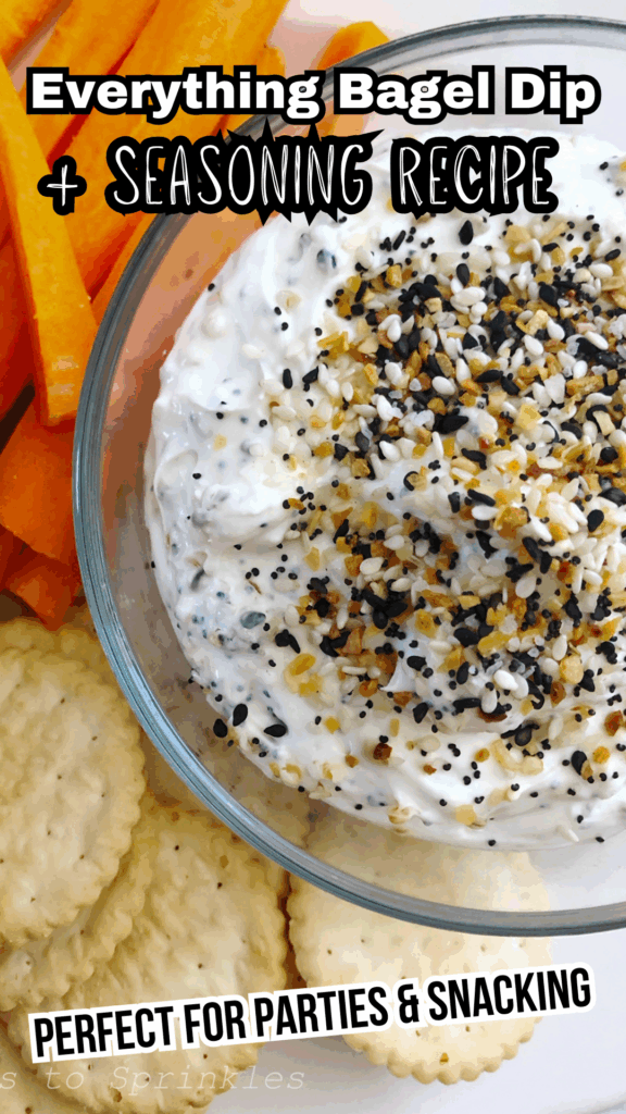 everything bagel dip long pin