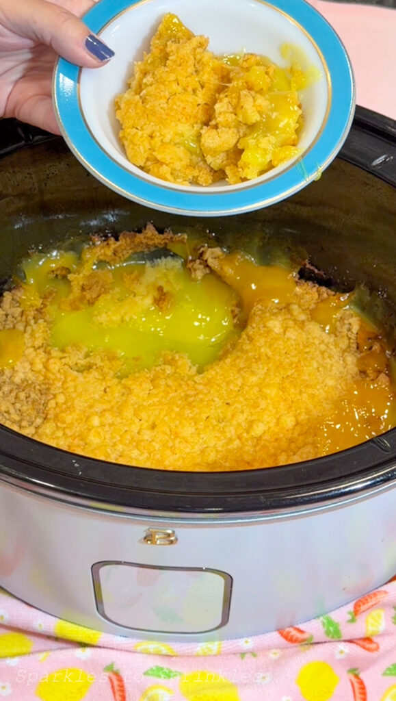 crockpot lemon dump cake