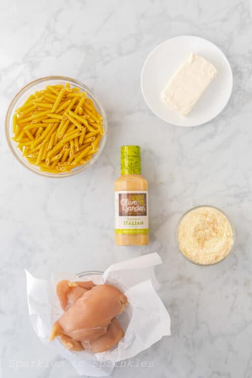 Instant Pot Olive Garden Chicken Pasta Sparkles to Sprinkles