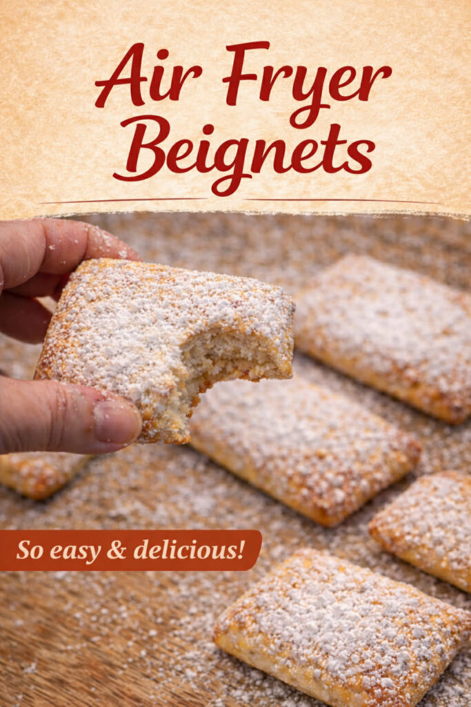 air fryer beignets pin