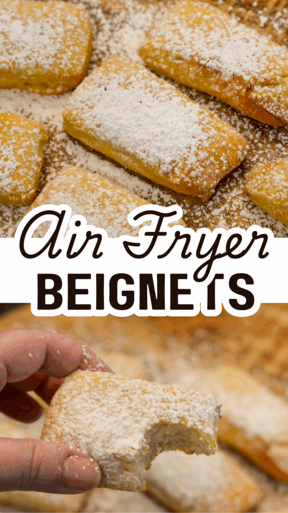 air fryer beignets long pin