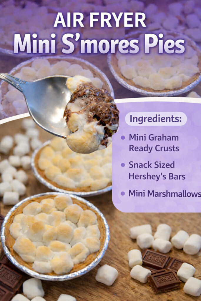 air fryer mini smores pies pin new 1