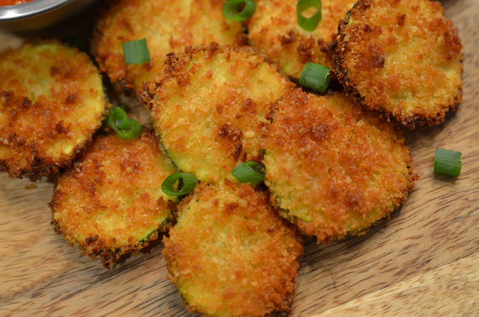 Ninja Foodi or Air Fryer Zucchini Chips Sparkles to Sprinkles