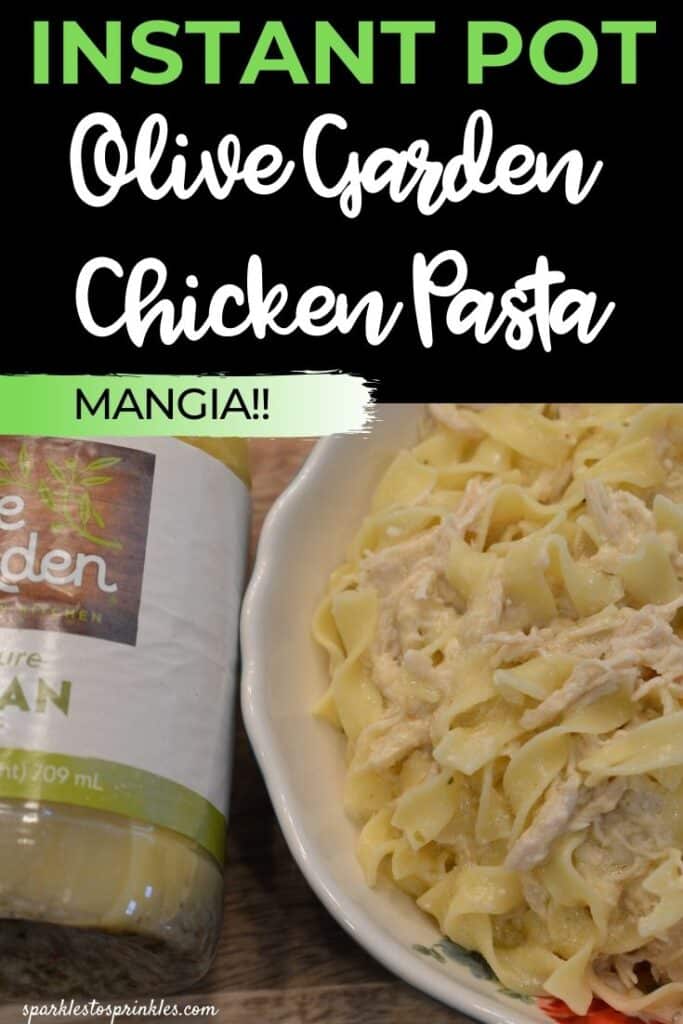 instant pot olive garden chicken pasta pin