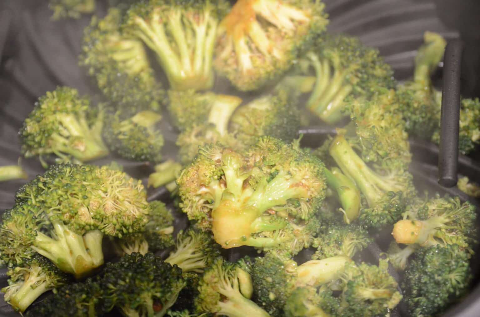 Ninja Foodi Grill Grilled Marinated Broccoli Sparkles to Sprinkles