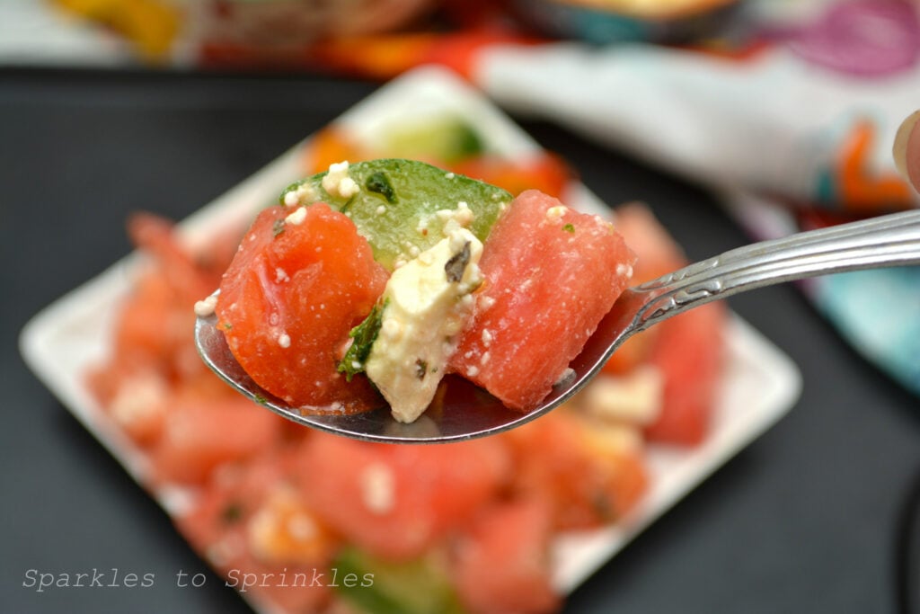 watermelon feta salad