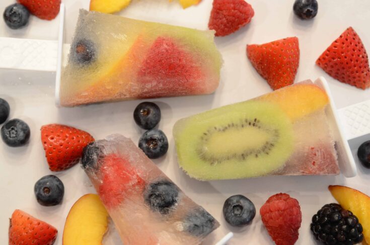 White Sangria Popsicles