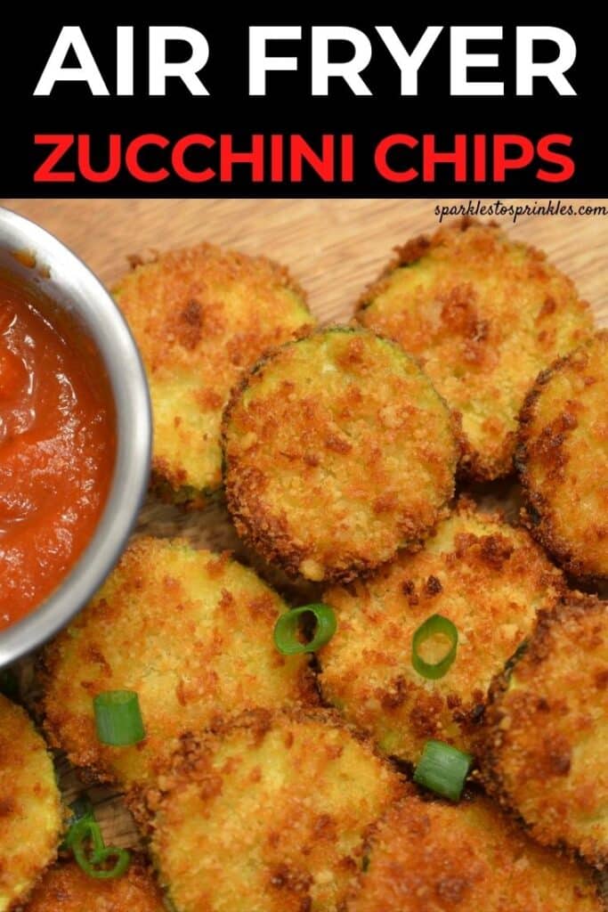 air fryer zucchini chips