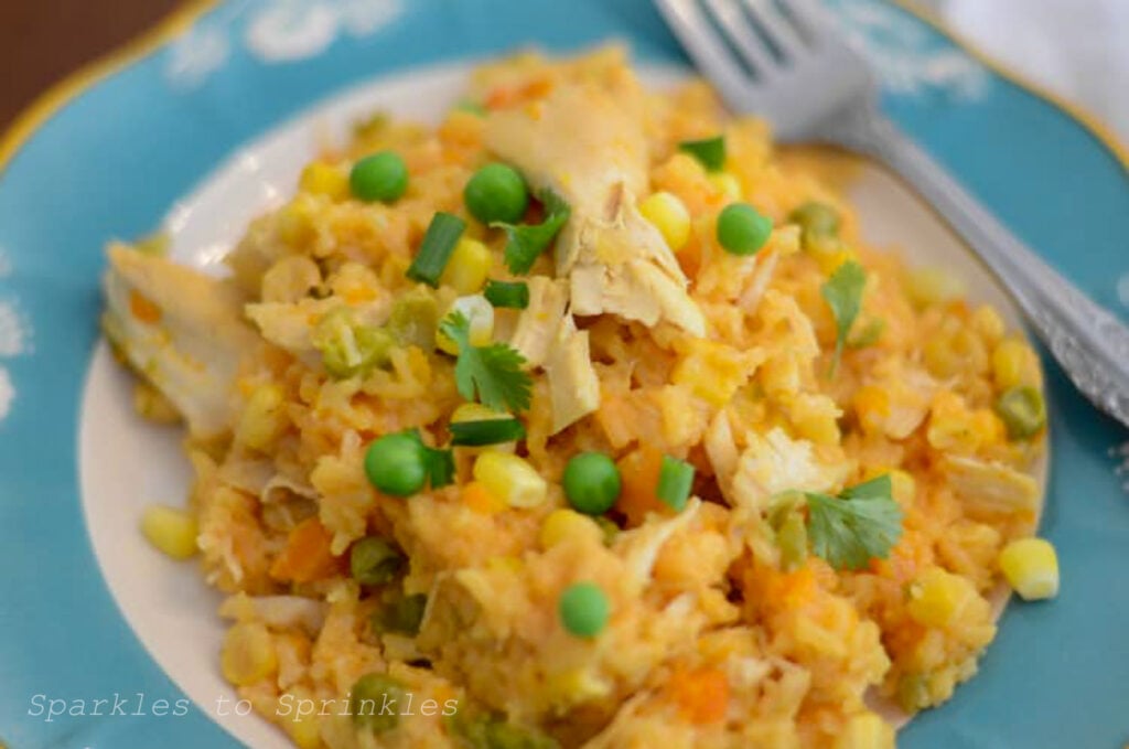 instant pot chicken and yellow rice 1