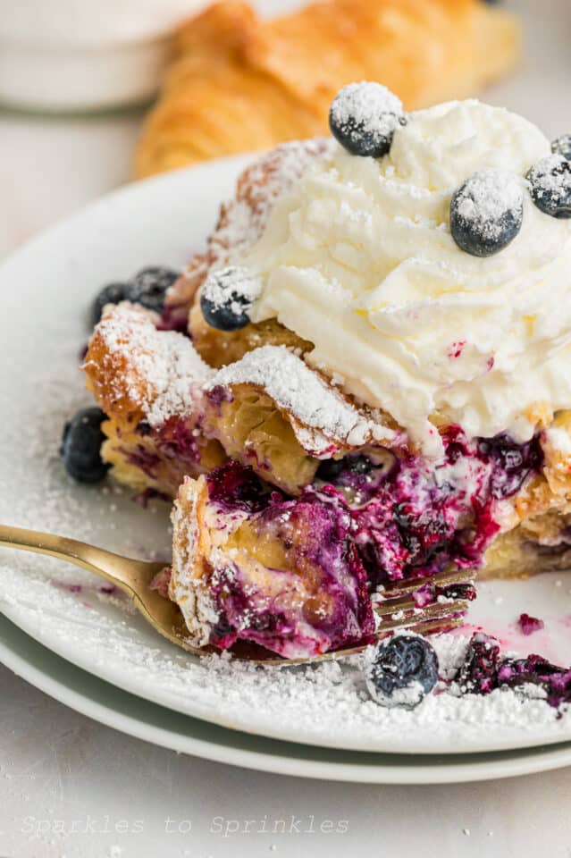 Blueberry Croissant Bake Sparkles to Sprinkles
