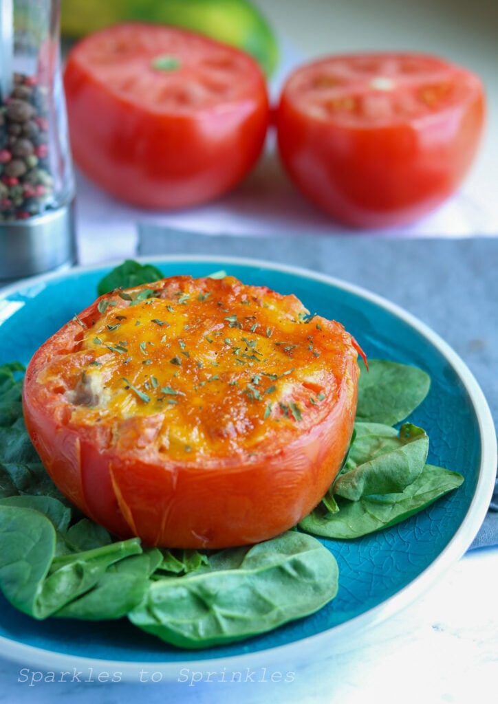 tuna melt stuffed tomatoes