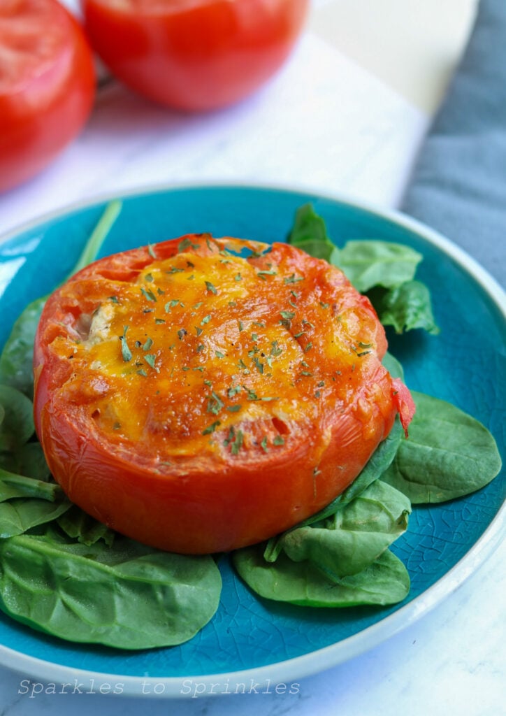 tuna melt stuffed tomatoes