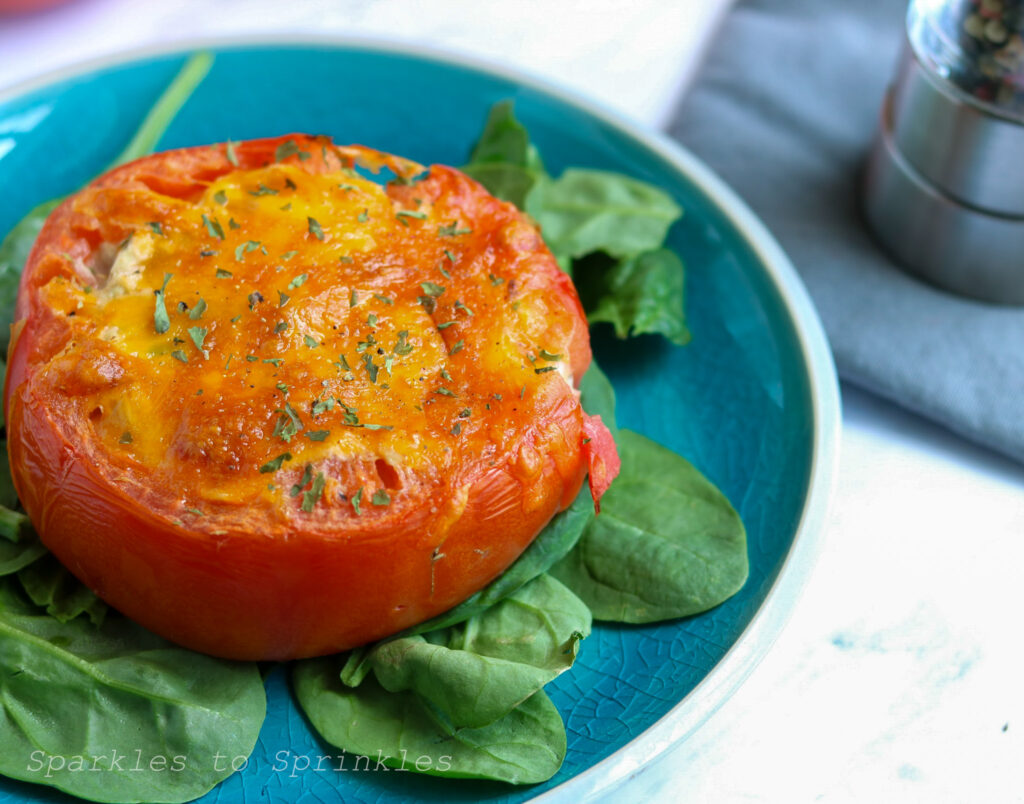 tuna melt stuffed tomatoes
