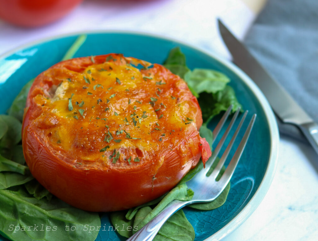 tuna melt stuffed tomatoes