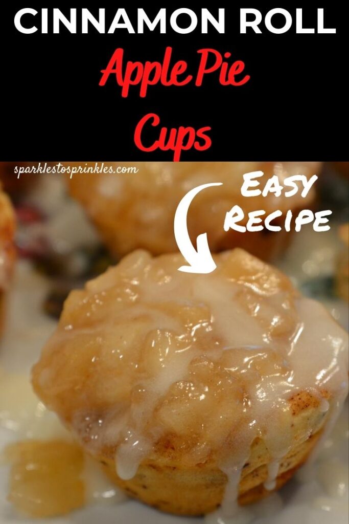cinnamon roll apple pie cups