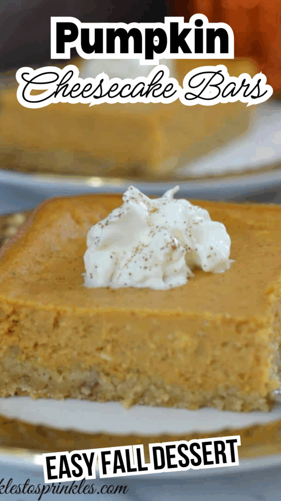 pumpkin cheesecake bars