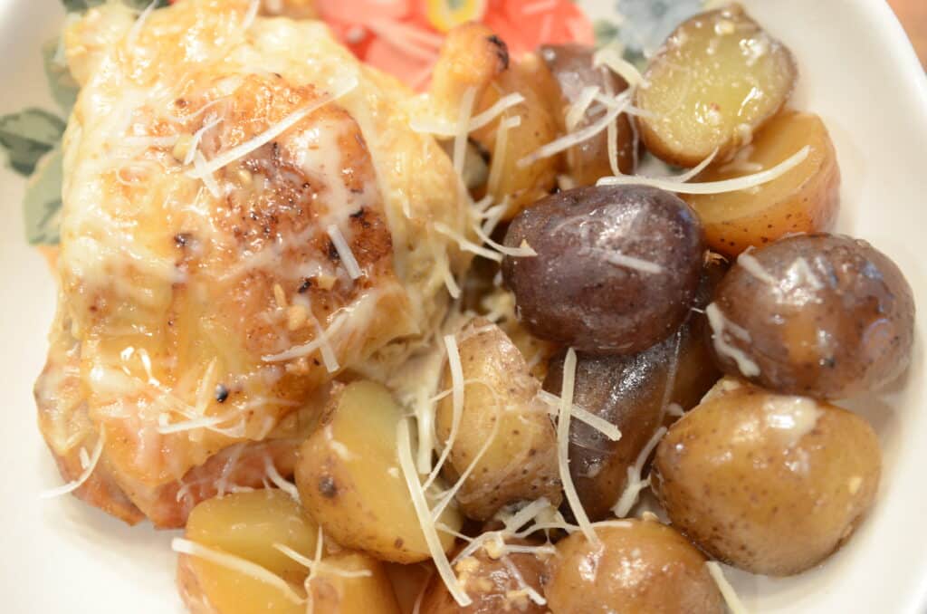 Slow Cooker Garlic Parmesan Chicken