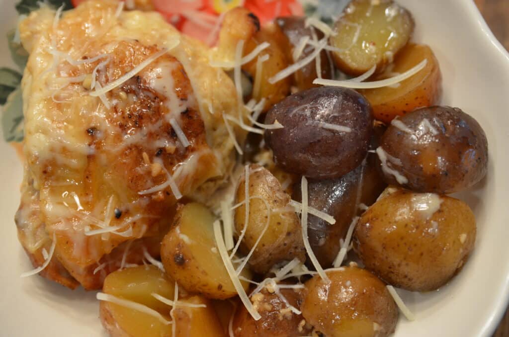 Slow Cooker Garlic Parmesan Chicken