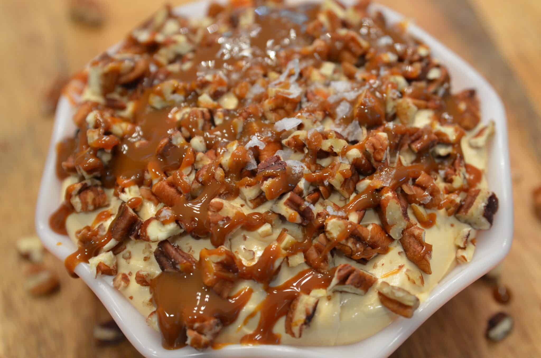 Salted Caramel Pecan Cheesecake Dip Sparkles to Sprinkles