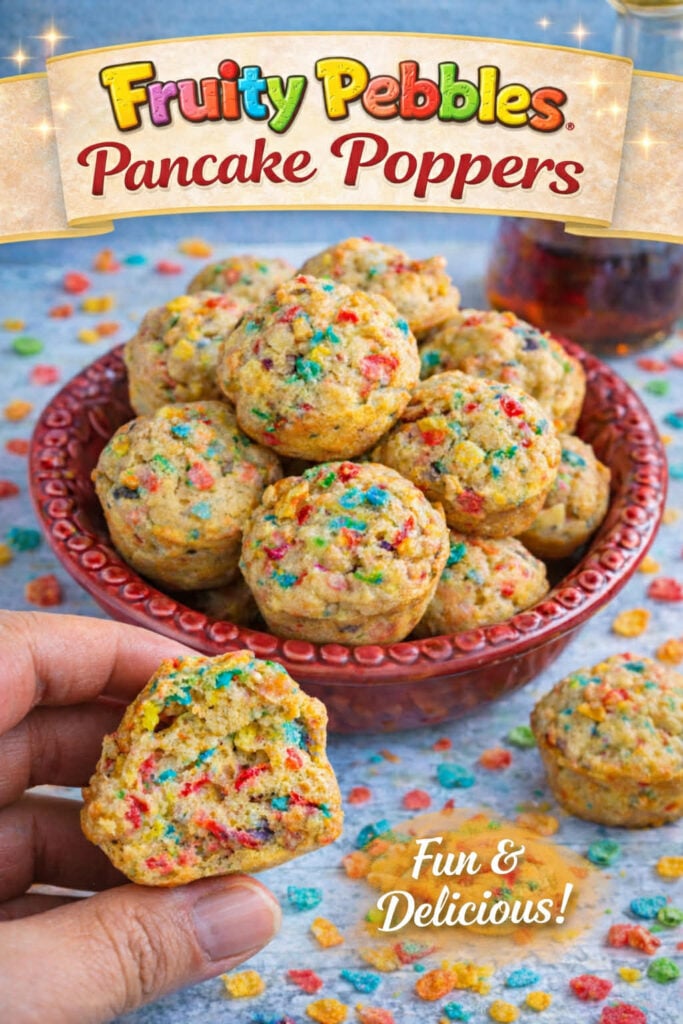 fruity pebbles pancake poppers