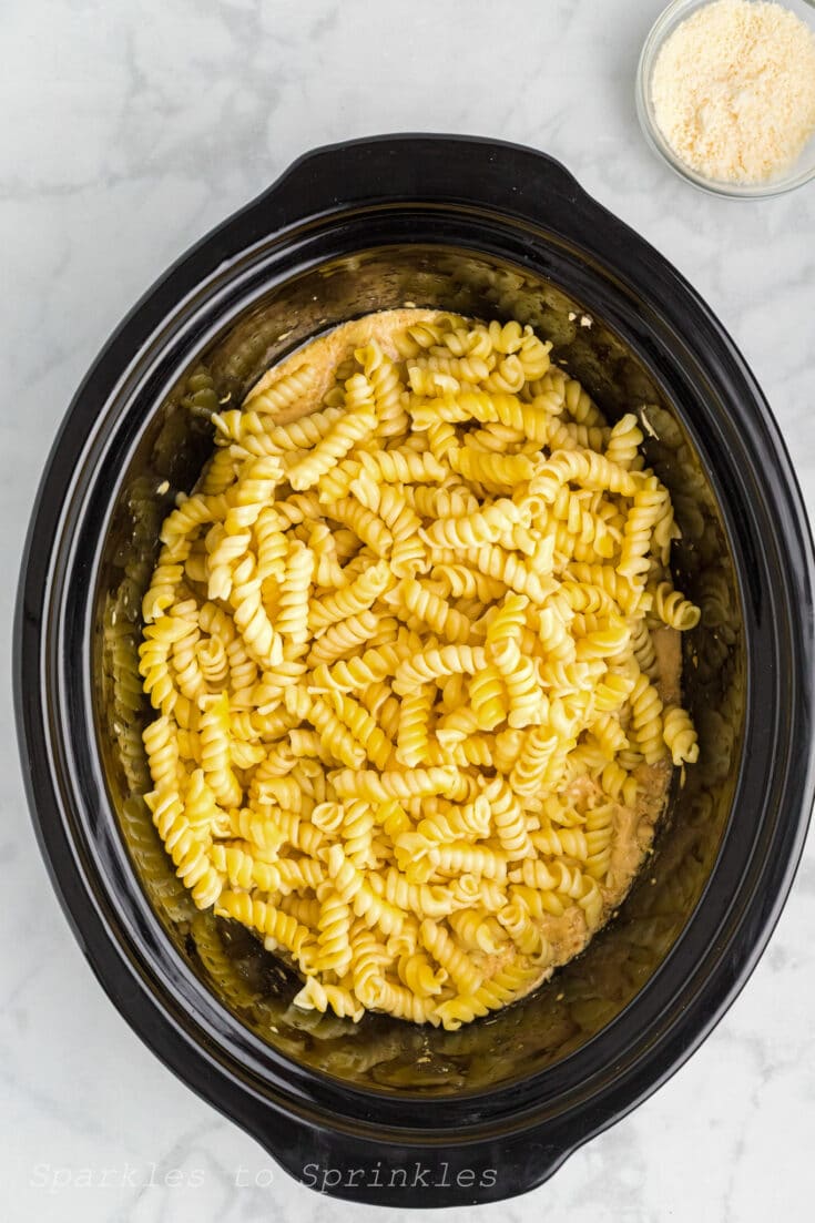 Crock Pot Olive Garden Chicken Pasta Sparkles to Sprinkles