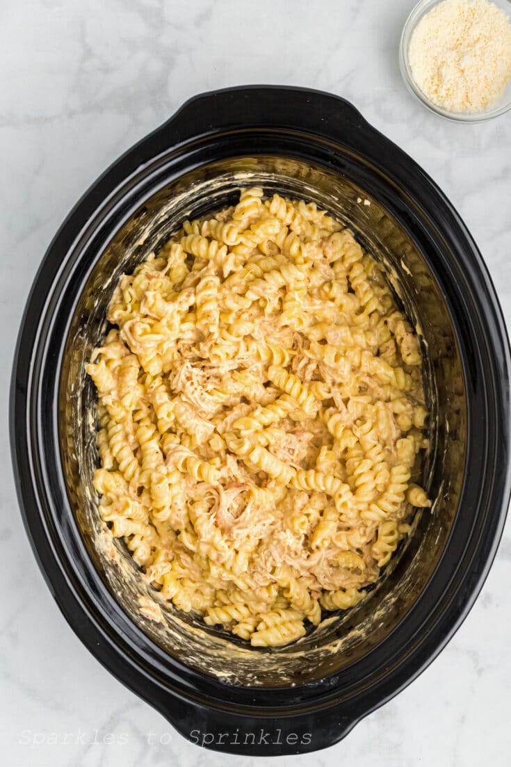 Crock Pot Olive Garden Chicken Pasta Sparkles to Sprinkles