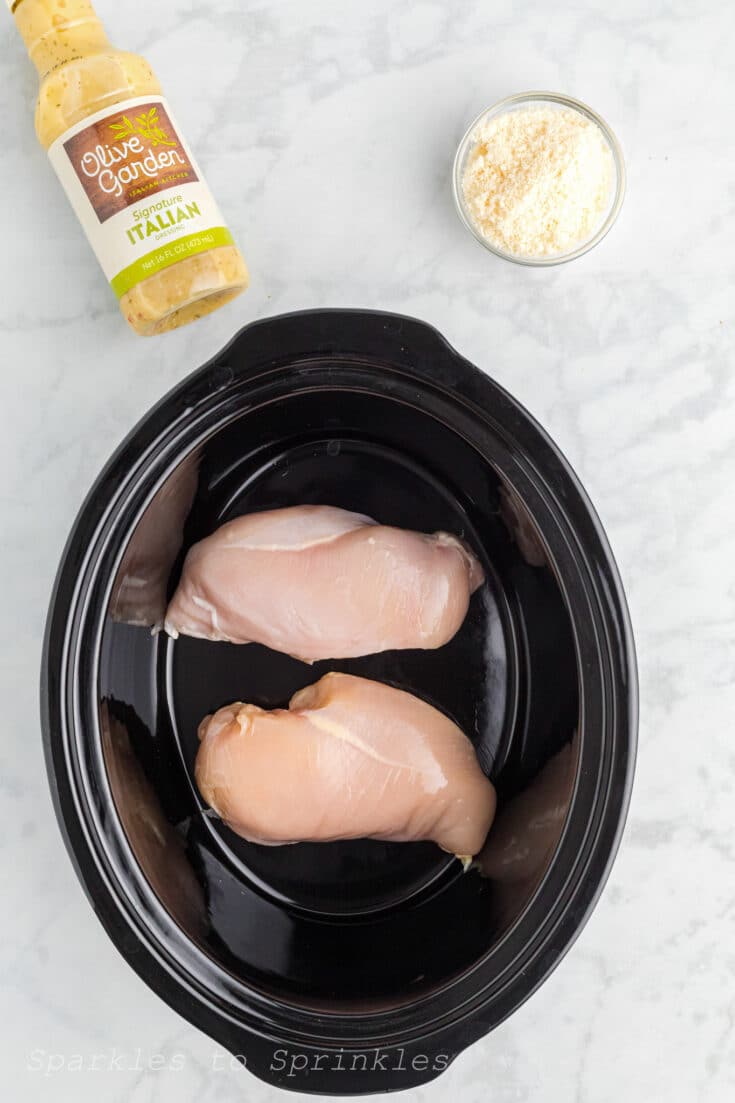 Crock Pot Olive Garden Chicken Pasta Sparkles to Sprinkles