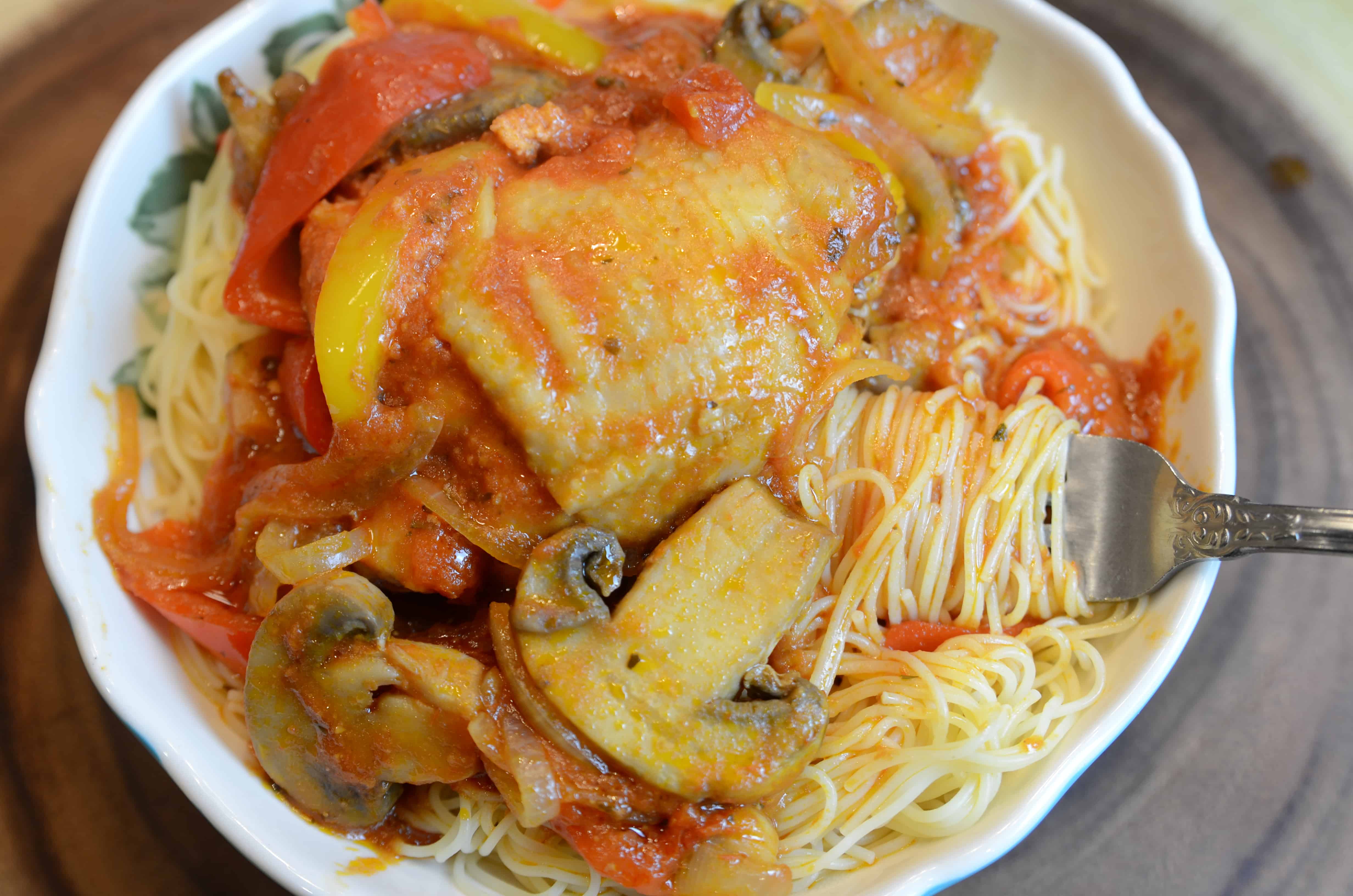 Slow Cooker Chicken Cacciatore Sparkles to Sprinkles