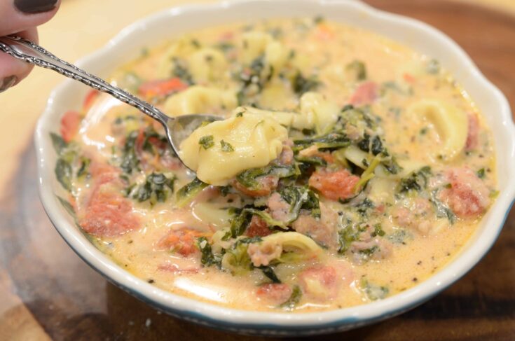 crockpot tortellini