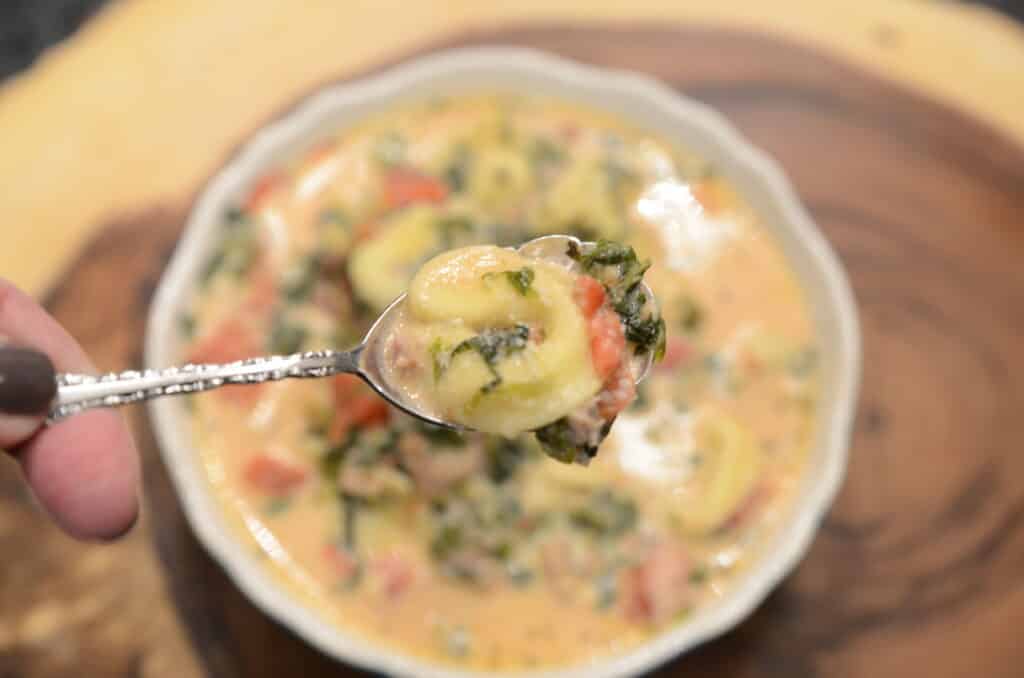 crockpot tortellini