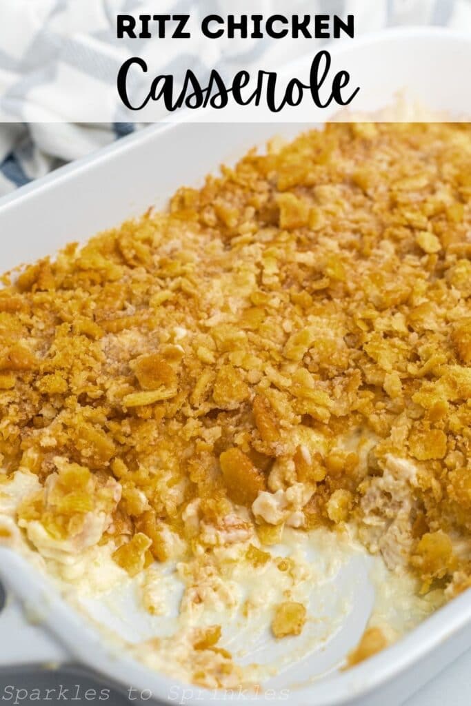 ritz chicken casserole pin