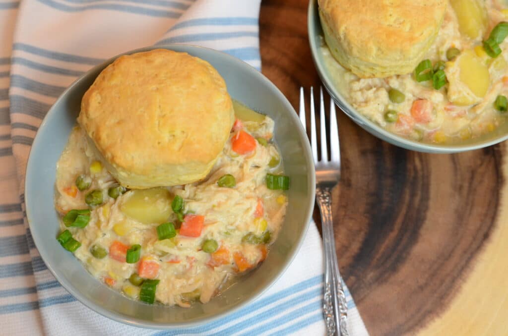 slow cooker chicken pot pie