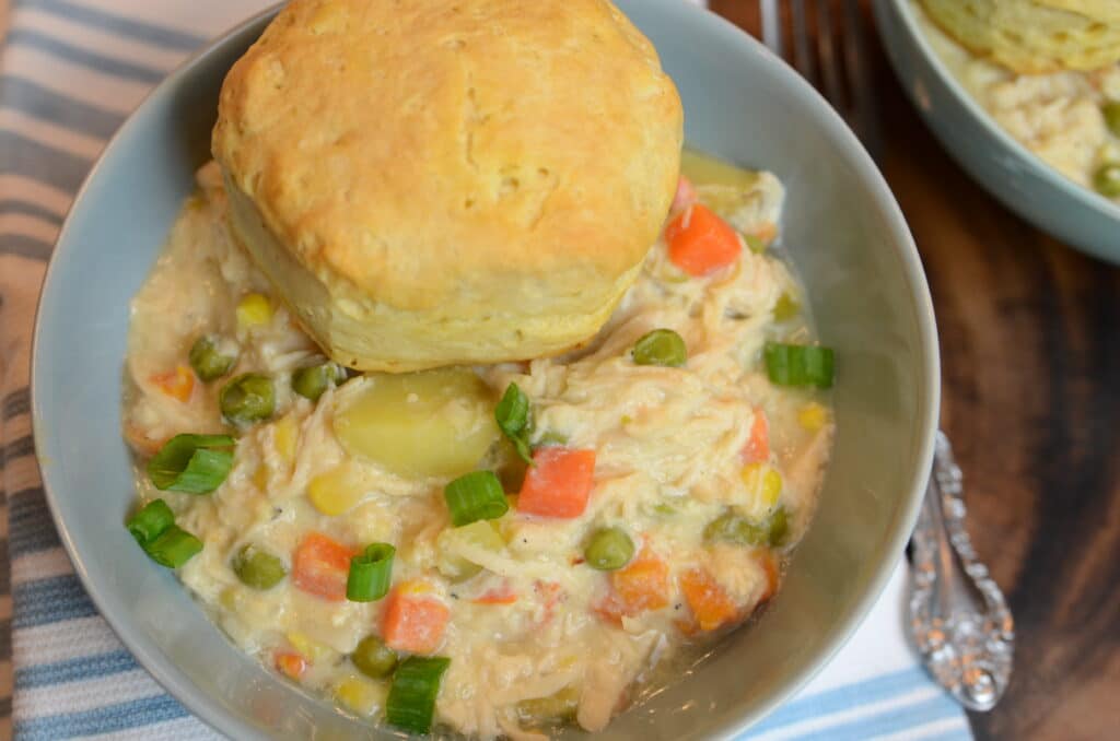 slow cooker chicken pot pie