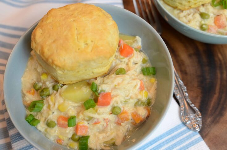 slow cooker chicken pot pie
