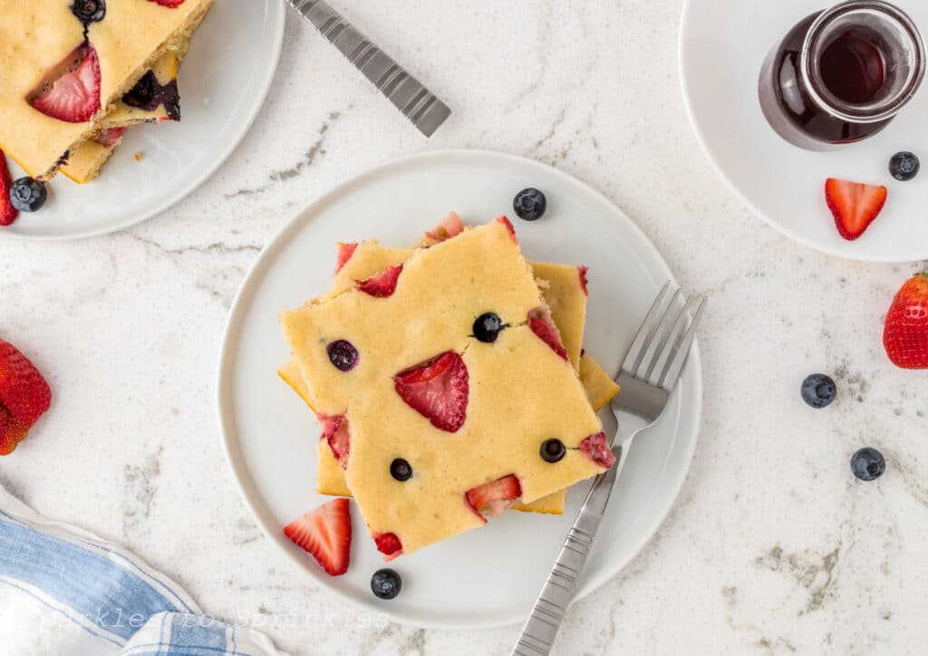 sheet pan pancakes