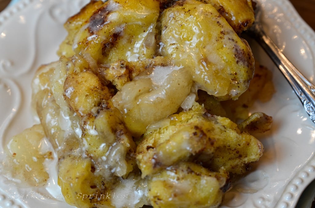 crockpot apple cinnamon roll cake