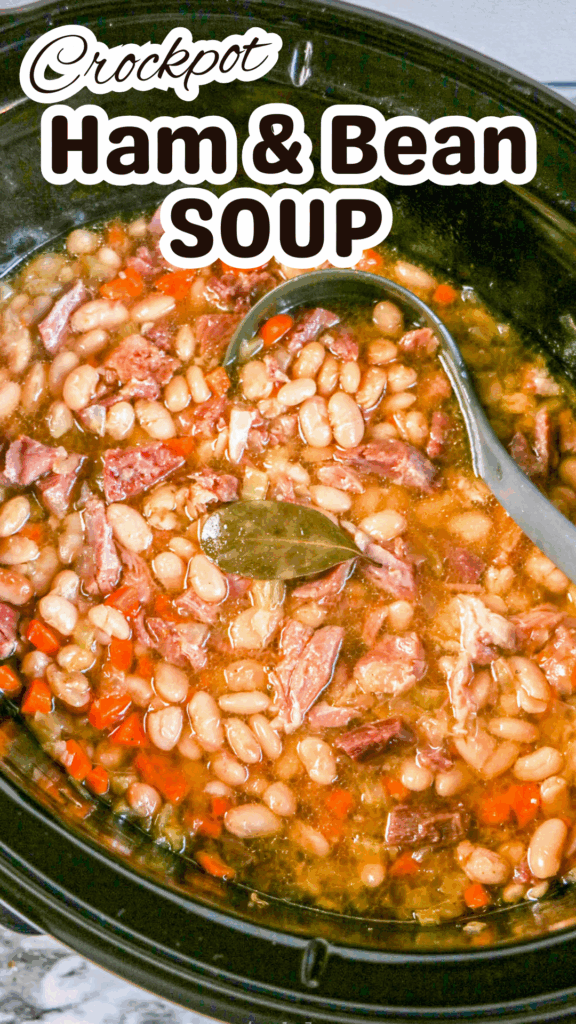 crockpot ham and bean soup long pin