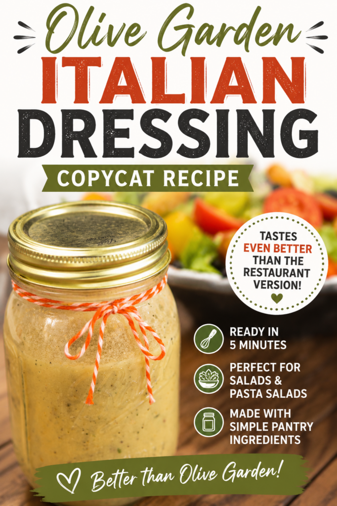 olive garden signature italian dressing pni