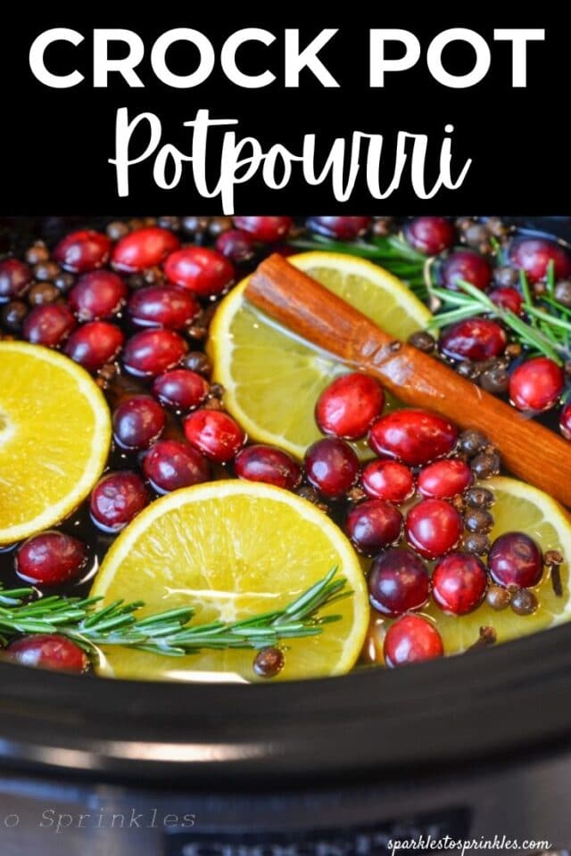 Crock Pot Potpourri Sparkles to Sprinkles