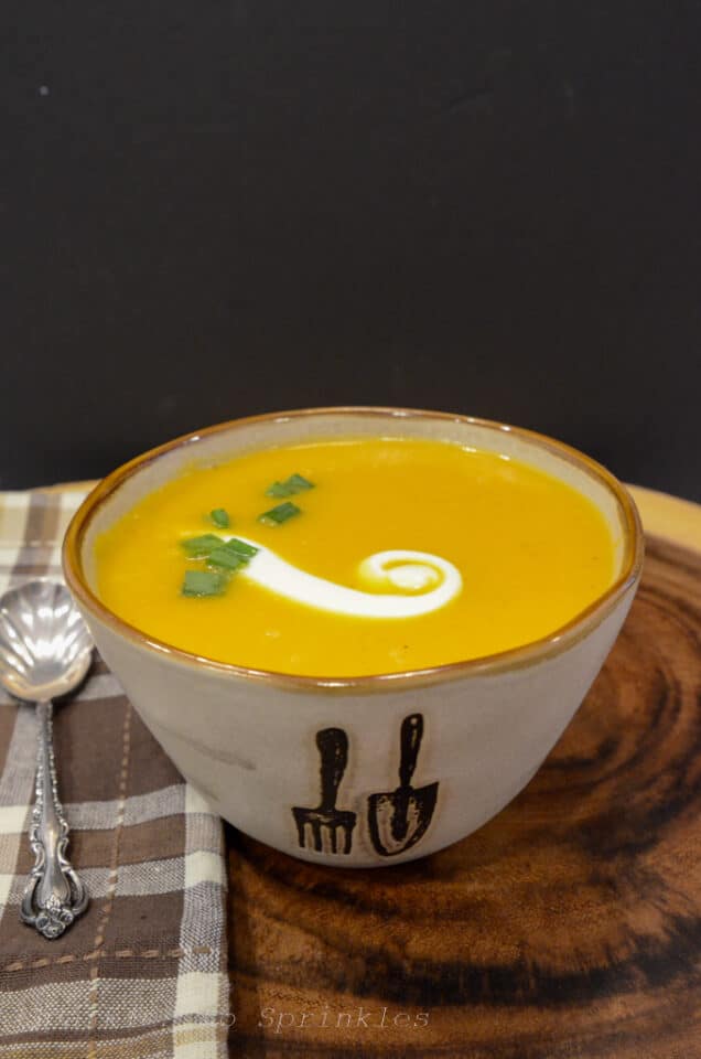 Ninja Foodi Butternut Squash Soup Sparkles to Sprinkles