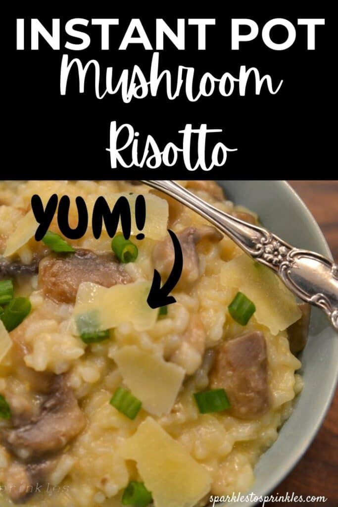 instant pot mushroom risotto