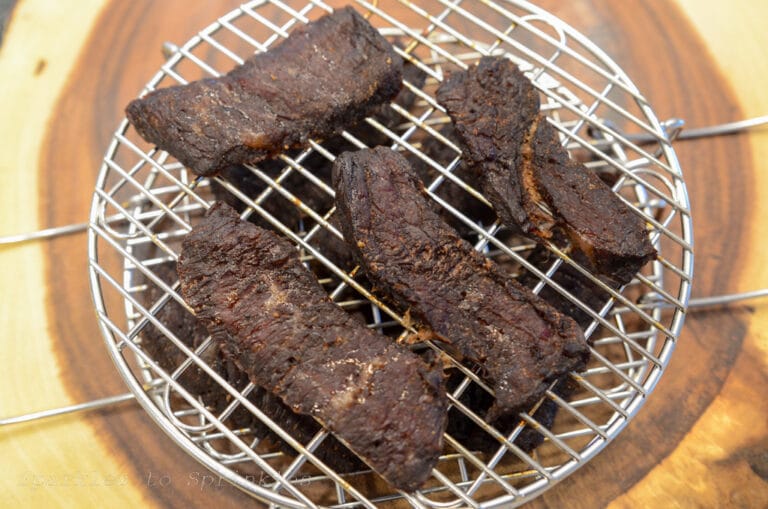 Ninja Foodi Beef Jerky Sparkles to Sprinkles