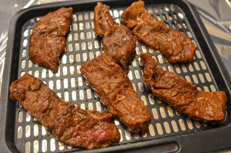 Instant Vortex Plus Beef Jerky Sparkles to Sprinkles