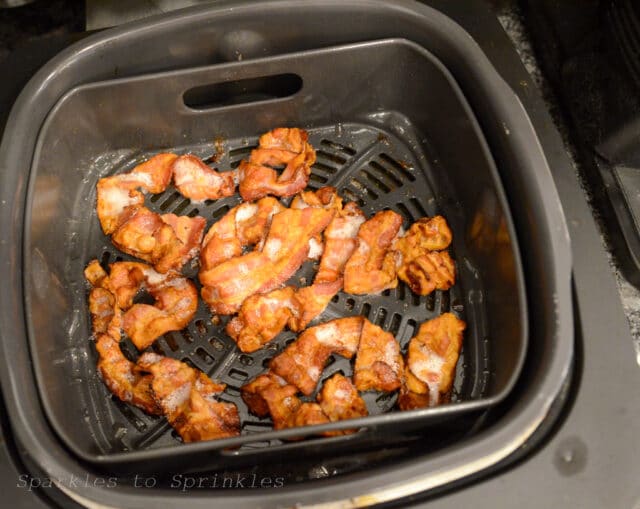 Ninja Foodi Grill Bacon Sparkles to Sprinkles
