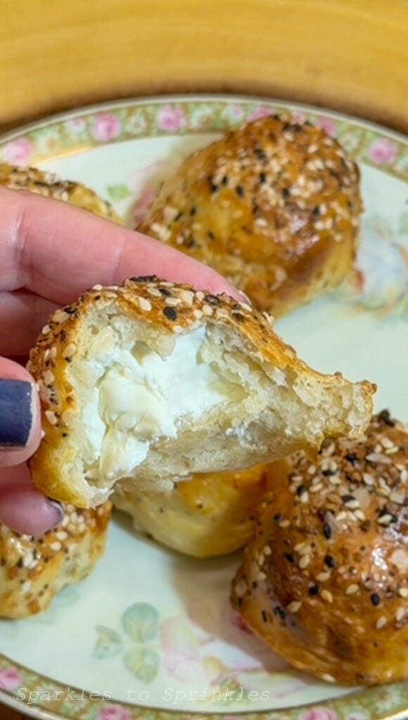 air fryer copycat bagel minis
