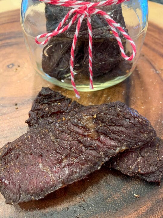 Ninja Foodi Beef Jerky Sparkles to Sprinkles