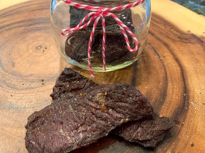 Ninja Foodi Beef Jerky Sparkles to Sprinkles