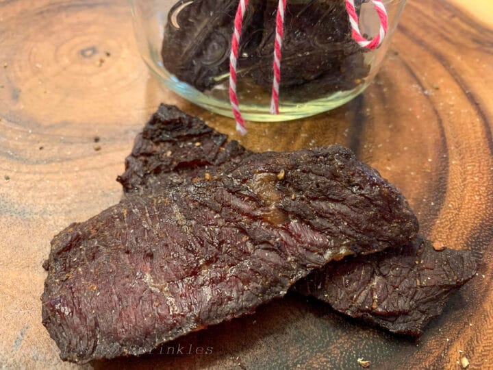 Instant Vortex Plus Beef Jerky Sparkles to Sprinkles