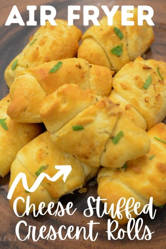 Air Fryer Cheese Stuffed Crescent Rolls