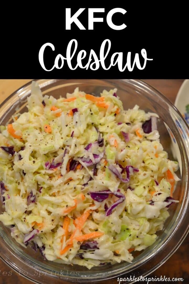 KFC Coleslaw Recipe Sparkles to Sprinkles